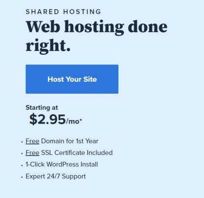 best website hosting for small business - Bluehost